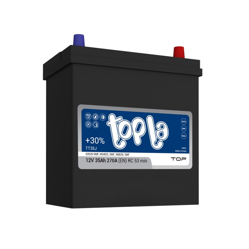 Akumulator Topla Top JAP 12V 35Ah 270A P+ TT35J