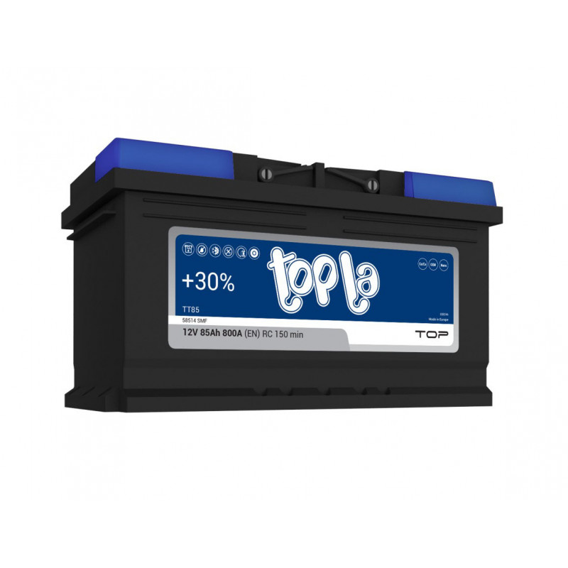 Akumulator Topla Top 12V 85Ah 800A P+ TT85