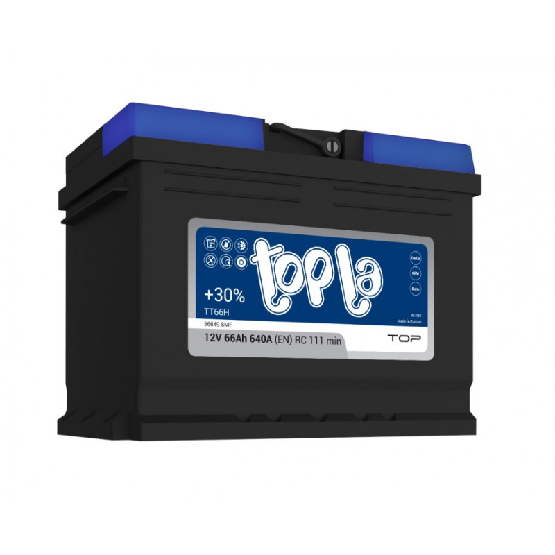 Akumulator Topla Top 12V 66Ah 640A P+ TT66H