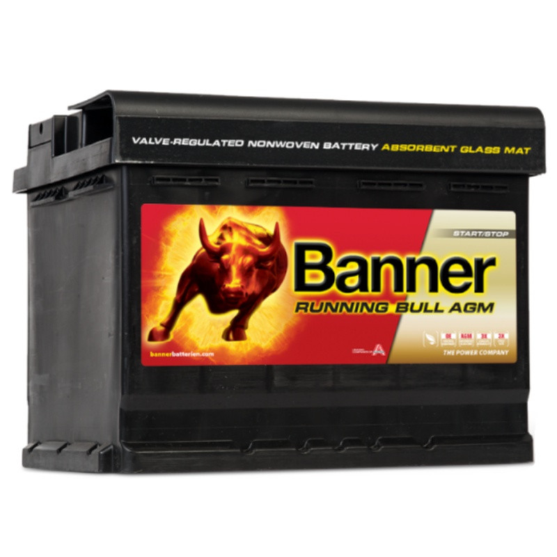 Akumulator Banner Running Bull AGM 12V 60Ah 640A P+ 56001