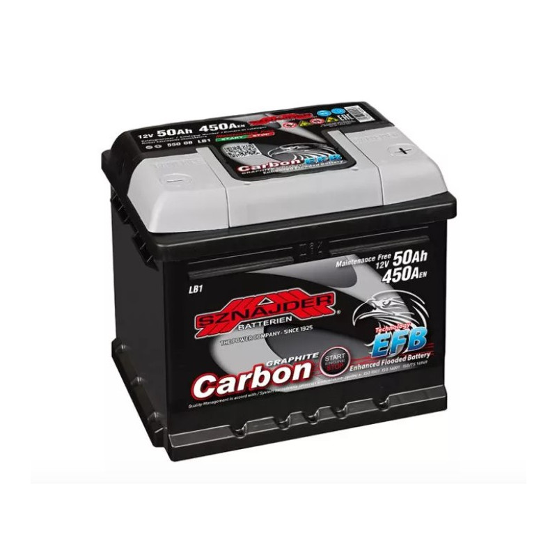 Akumulator Sznajder Carbon EFB 12V 50Ah 450A P+ 55008