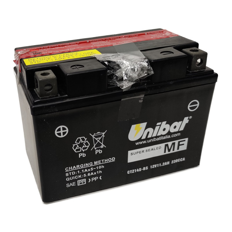 Akumulator Unibat MF AGM 12V 11Ah 230A L+ CTZ14S-BS