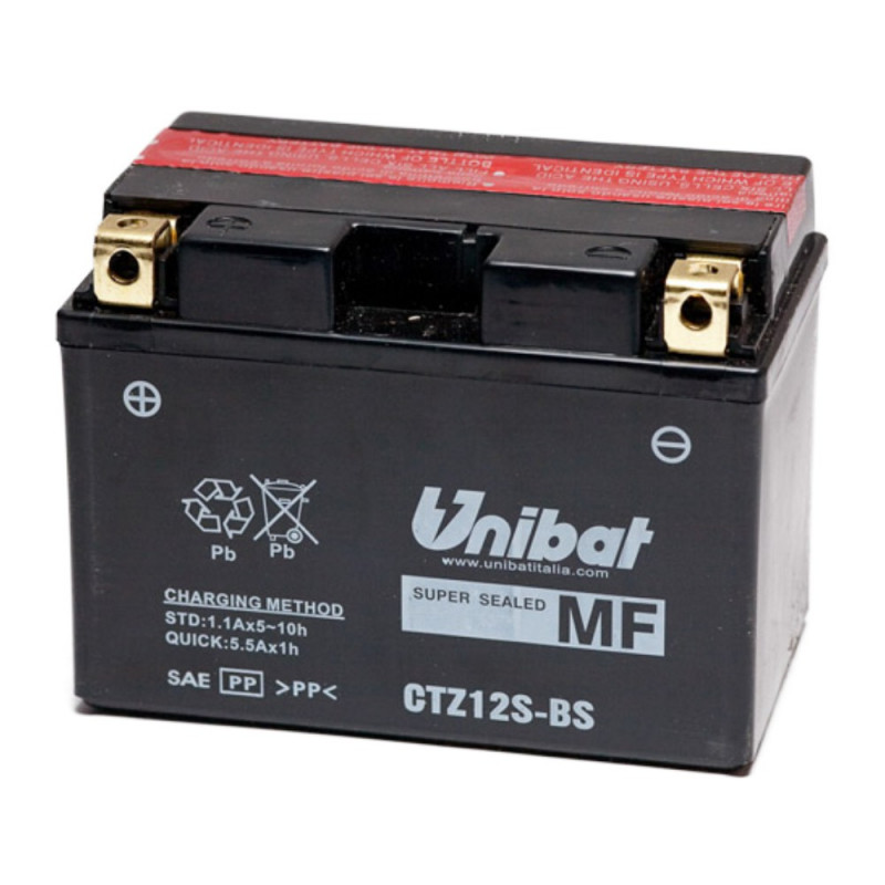 Akumulator Unibat MF AGM 12V 11Ah 210A L+ CTZ12S-BS