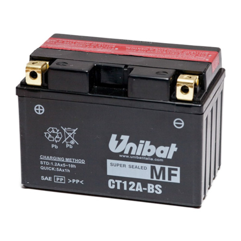 Akumulator Unibat MF AGM 12V 10Ah 175A L+ CT12A-BS
