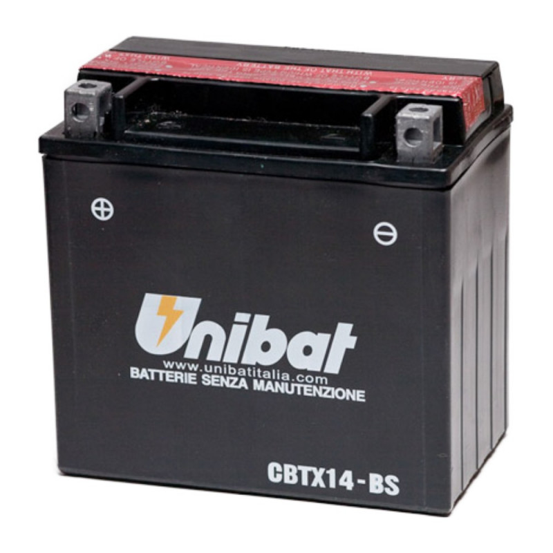 Akumulator Unibat MF AGM 12V 12Ah 200A L+ CBTX14-BS