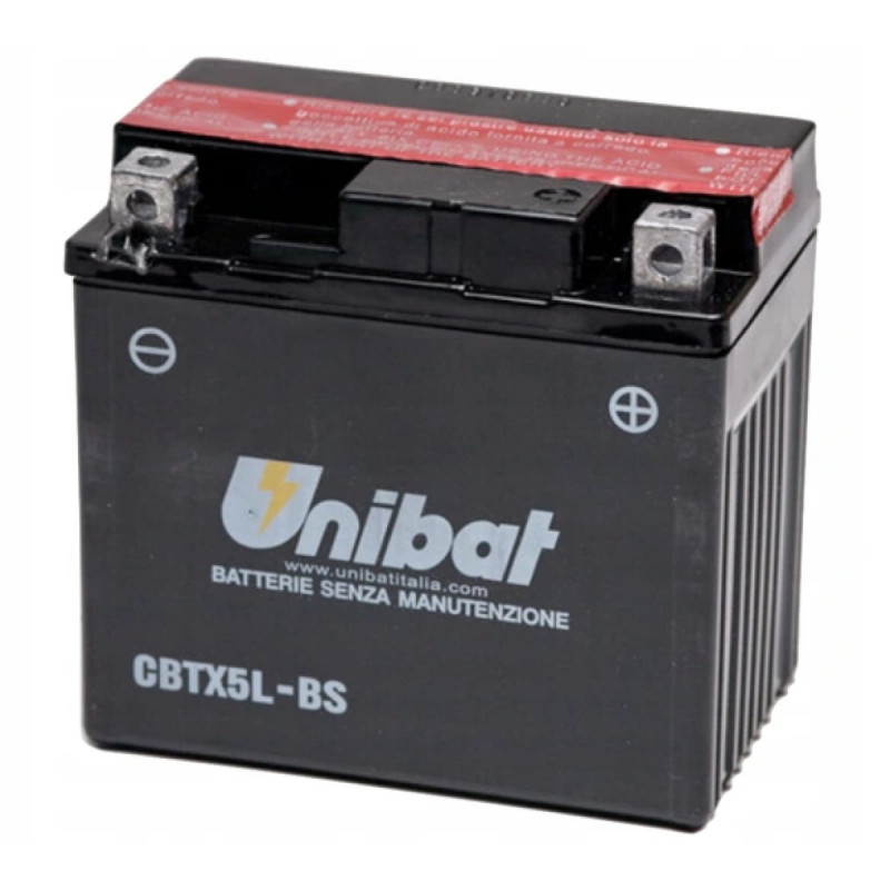 Akumulator Unibat MF AGM 12V 4Ah 70A P+ CBTX5L-BS