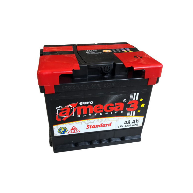 Akumulator Amega Standard M3 12V 48Ah 430A P+