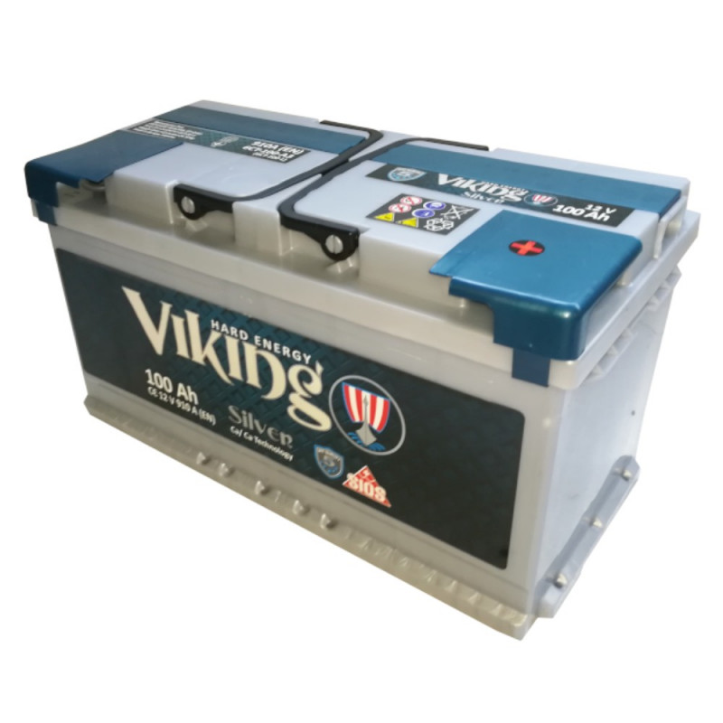 Akumulator Viking Silver 12V 100Ah 910A P+ VS100