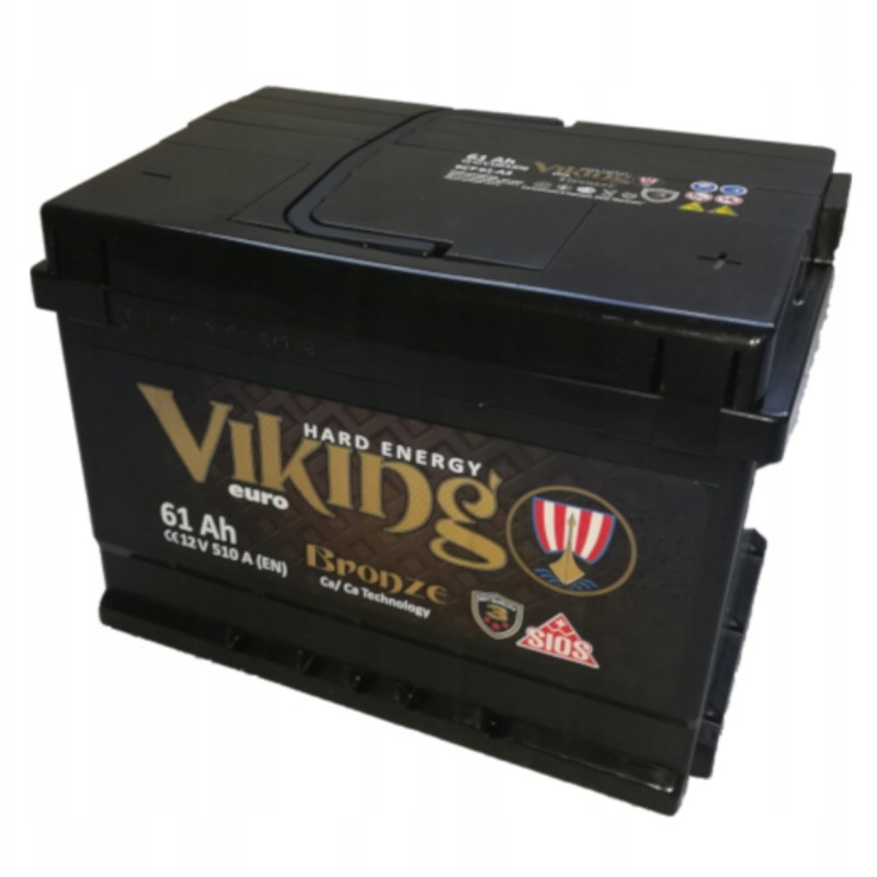 Akumulator Viking Bronze 12V 61Ah 510A P+ MV61