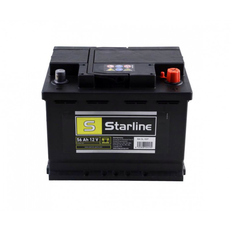 Akumulator Starline 12V 56Ah 480A P+ SBASL55P