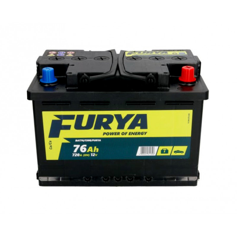 Akumulator Furya 12V 76Ah 720A P+ BAT76/720R/FURYA
