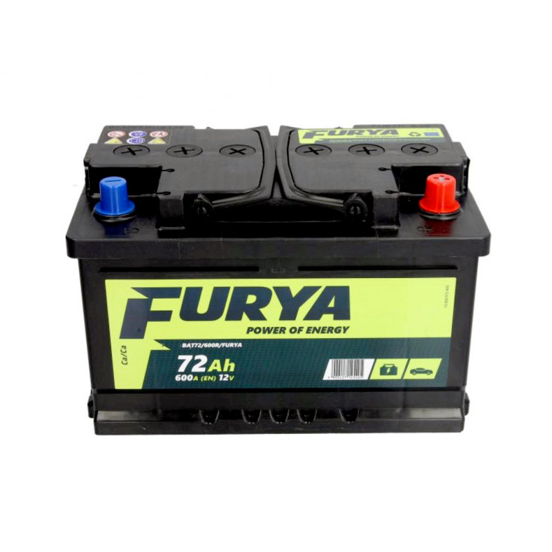 Akumulator Furya 12V 72Ah 600A P+ BAT72/600R/FURYA