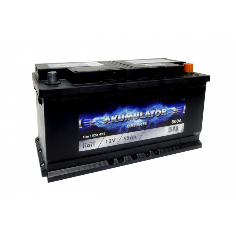 Akumulator Hart 12V 95Ah 800A P+ 524432