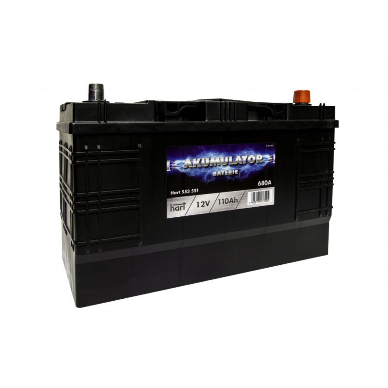 Akumulator Hart 12V 110Ah 680A P+ 553551
