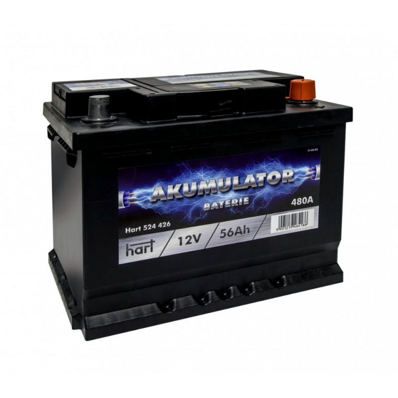 Akumulator Hart 12V 56Ah 480A P+ 524426