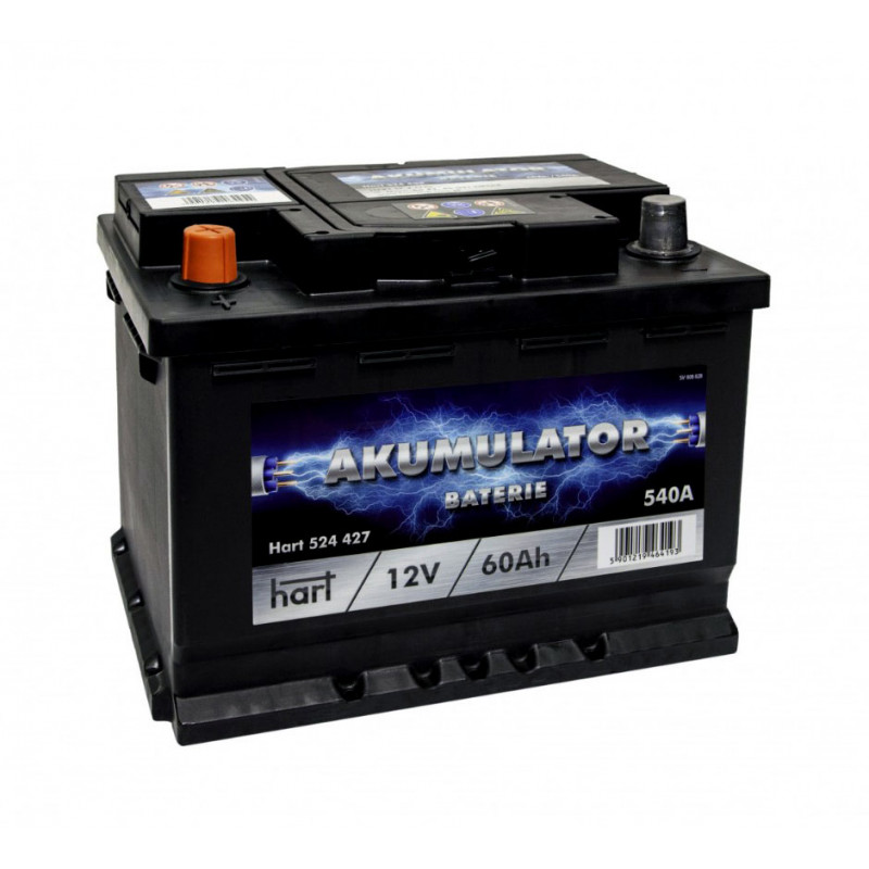 Akumulator Hart 12V 60Ah 540A L+ 524427