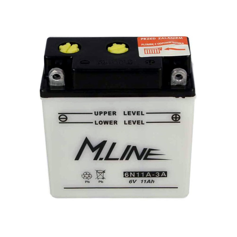 Akumulator M.Line 6V 11Ah 95A P+ 6N11A-3A