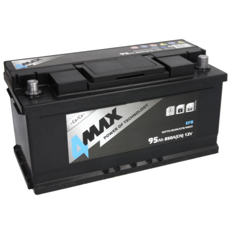 Akumulator 4Max EFB 12V 95Ah 850A P+ BAT95/850R/EFB/4MAX