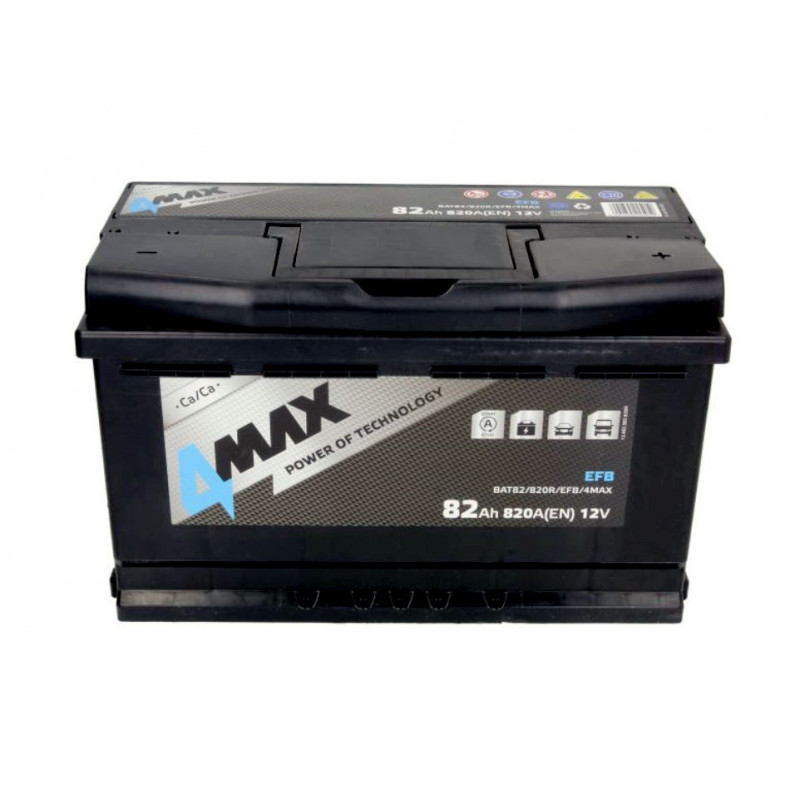 Akumulator 4Max EFB 12V 82Ah 820A P+ BAT82/820R/EFB/4MAX