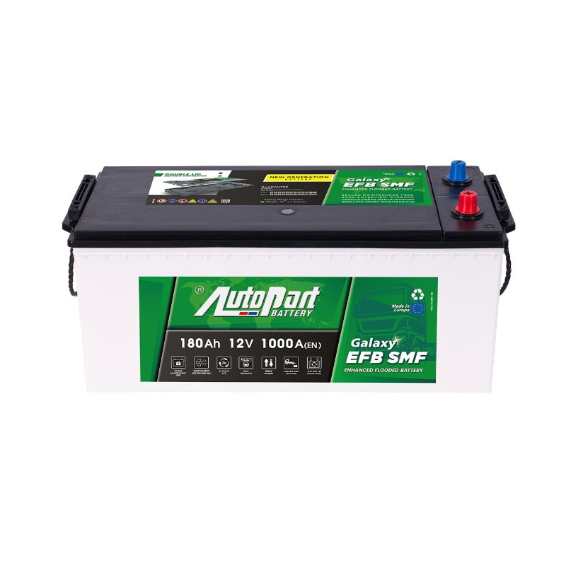 Akumulator Autopart Galaxy SMF EFB 12V 180Ah 100A L+ 680-785