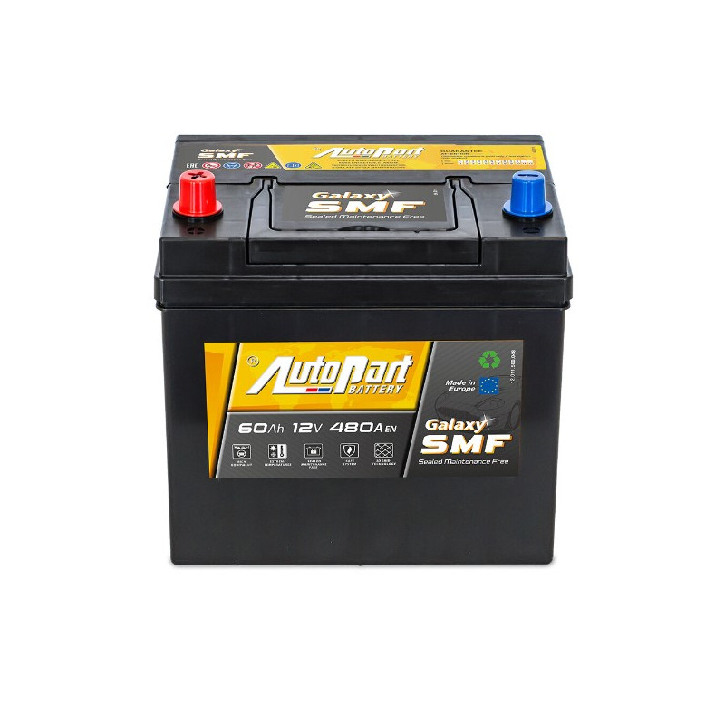 Akumulator Autopart Galaxy SMF 12V 60Ah 480A L+ 560-095