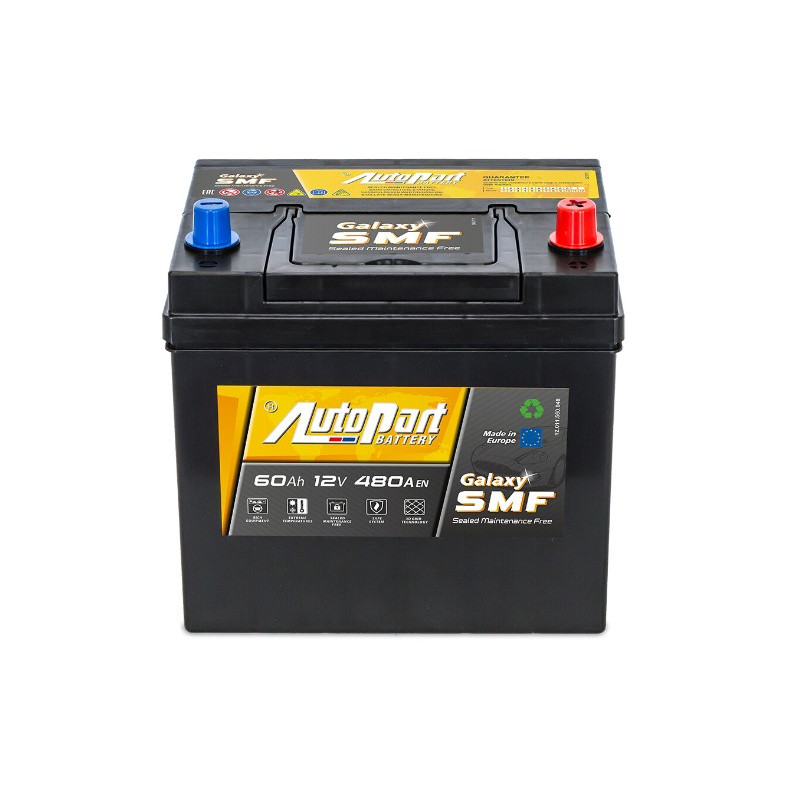 Akumulator Autopart Galaxy SMF 12V 60Ah 480A P+ 560-094
