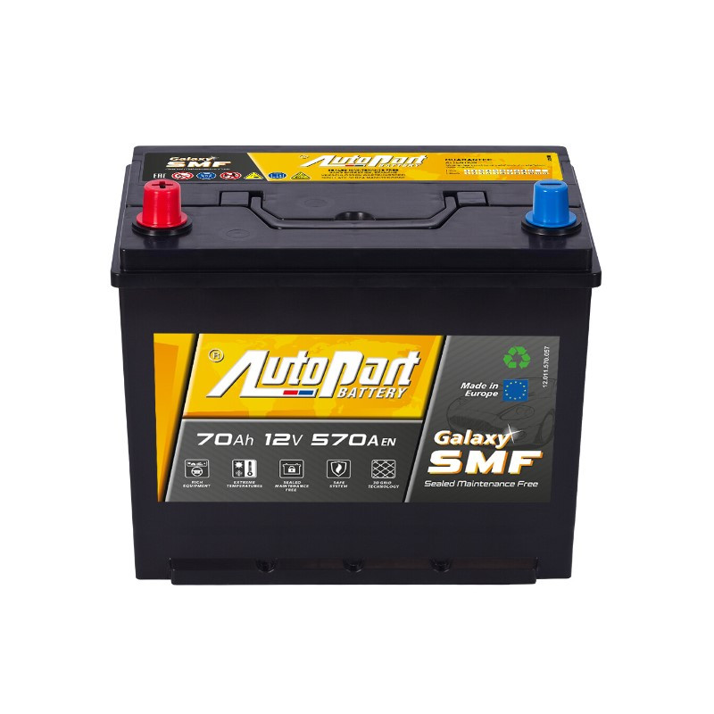 Akumulator Autopart Galaxy SMF 12V 70Ah 570A L+ 570-091
