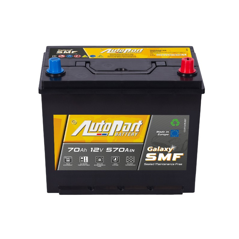 Akumulator Autopart Galaxy SMF 12V 70Ah 570A P+ 570-090