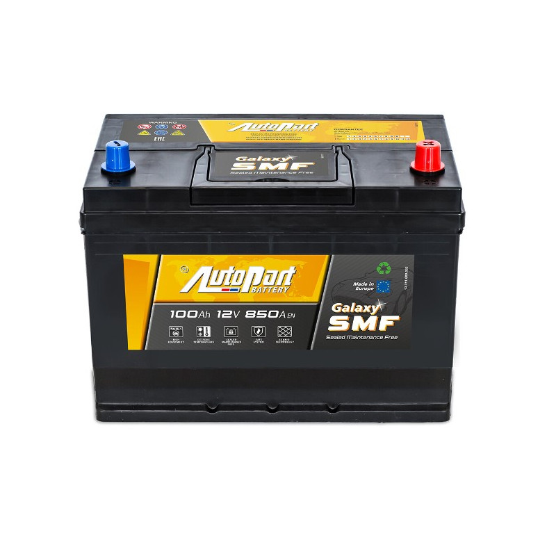Akumulator Autopart Galaxy SMF 12V 100Ah 850A P+ 600-090
