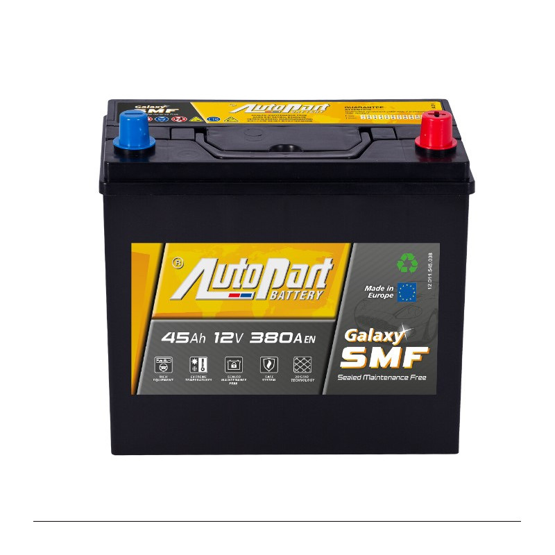 Akumulator Autopart Galaxy SMF 12V 45Ah 380A P+ 545-090