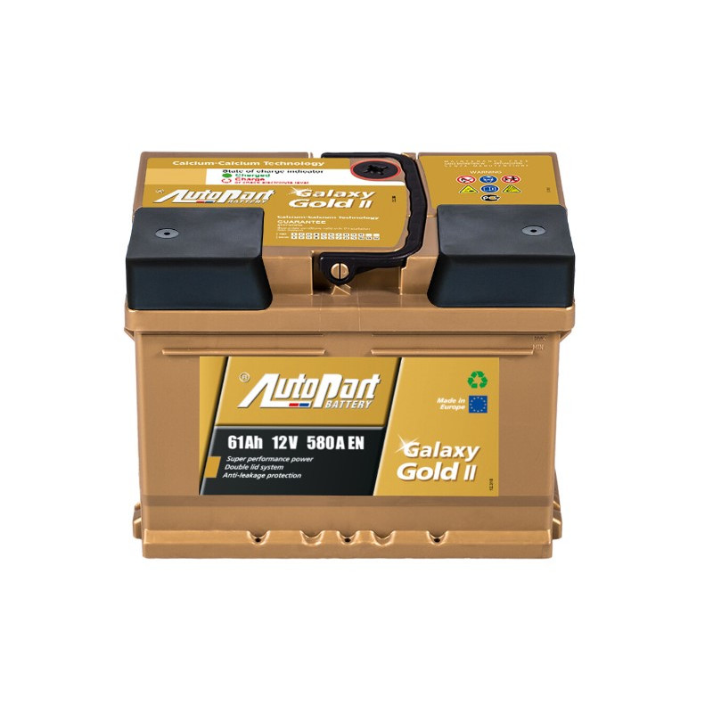 Akumulator Autopart Galaxy Gold II 12V 61Ah 580A P+ 561-260