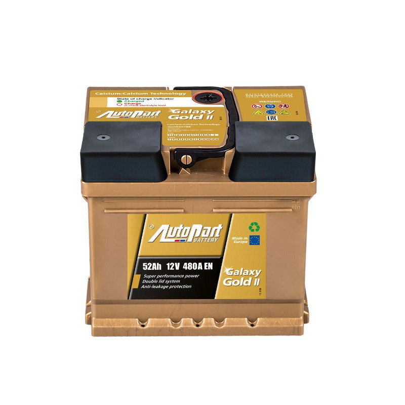Akumulator Autopart Galaxy Gold II 12V 52Ah 480A P+ 552-160