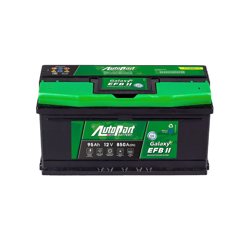 Akumulator Autopart Galaxy EFB II 12V 95Ah 850A P+ 595-582