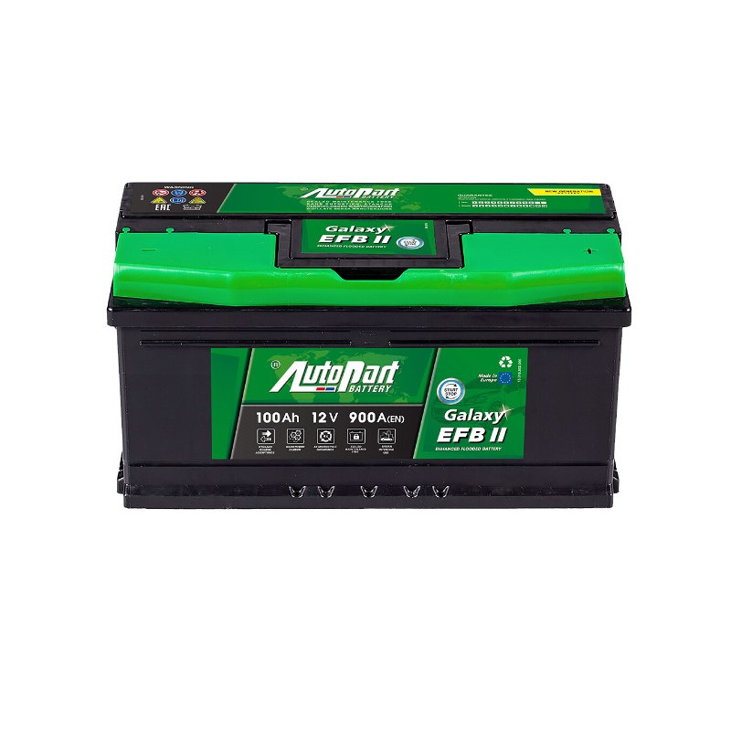 Akumulator Autopart Galaxy EFB II 12V 100Ah 900A P+ 600-582