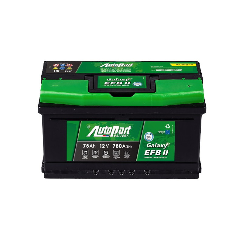 Akumulator Autopart Galaxy EFB II 12V 75Ah 780A P+ 575-482