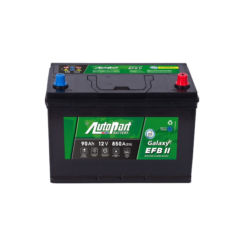 Akumulator Autopart Galaxy EFB II 12V 90Ah 850A P+ 590-082