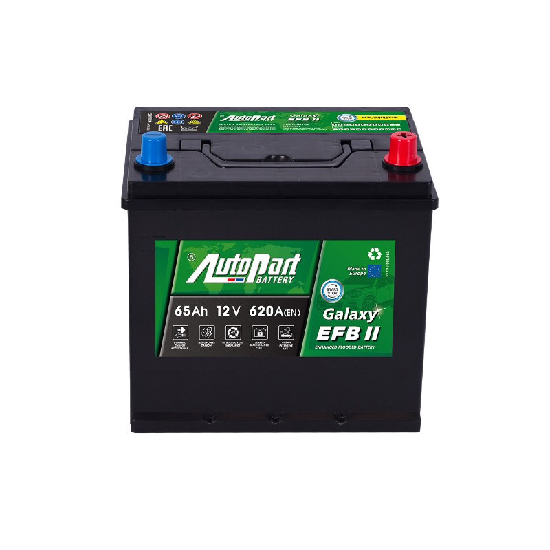 Akumulator Autopart Galaxy EFB II 12V 65Ah 620A P+ 565-082