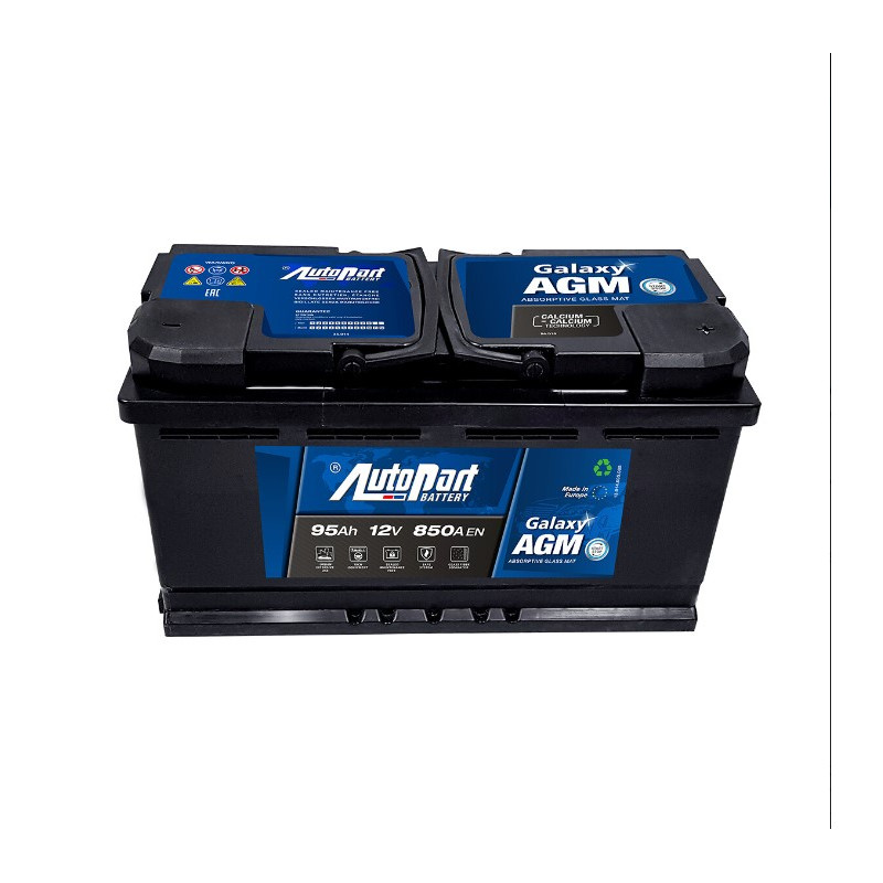 Akumulator Autopart Galaxy AGM 12V 95Ah 850A P+ 595-575