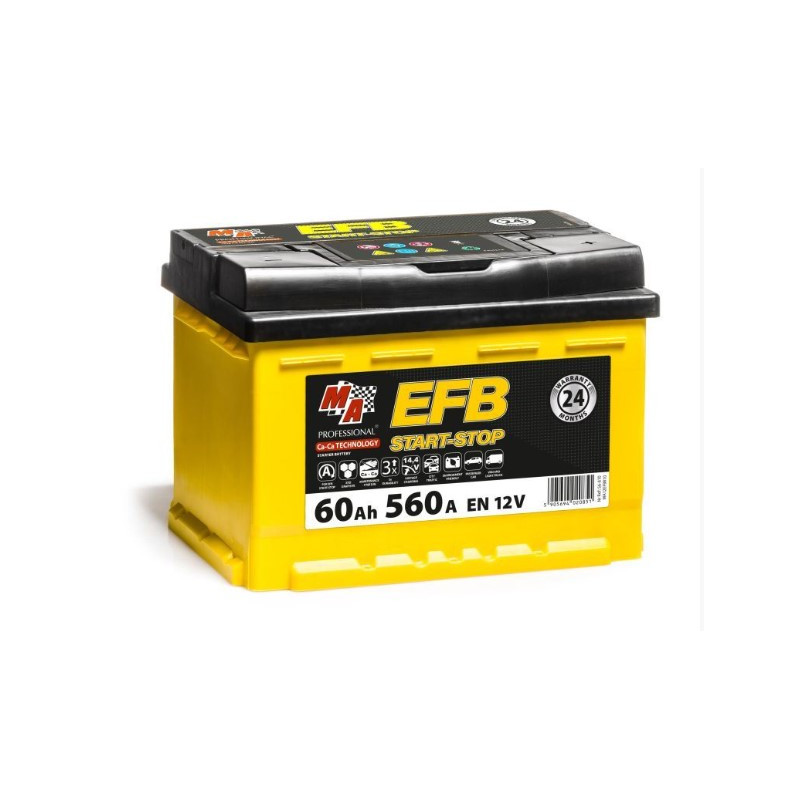 Akumulator Empex EFB 12V 60Ah 560A P+ 56810