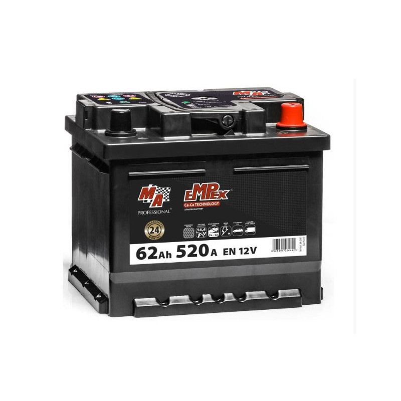Akumulator Empex 12V 62Ah 520A P+ 56030
