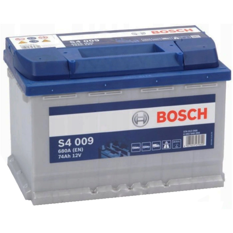 Akumulator Bosch 12V 74Ah 680A L+ S4009