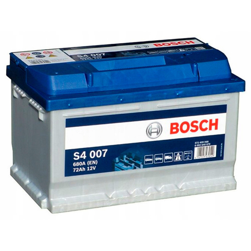 Akumulator Bosch 12V 72Ah 680A P+ S4007