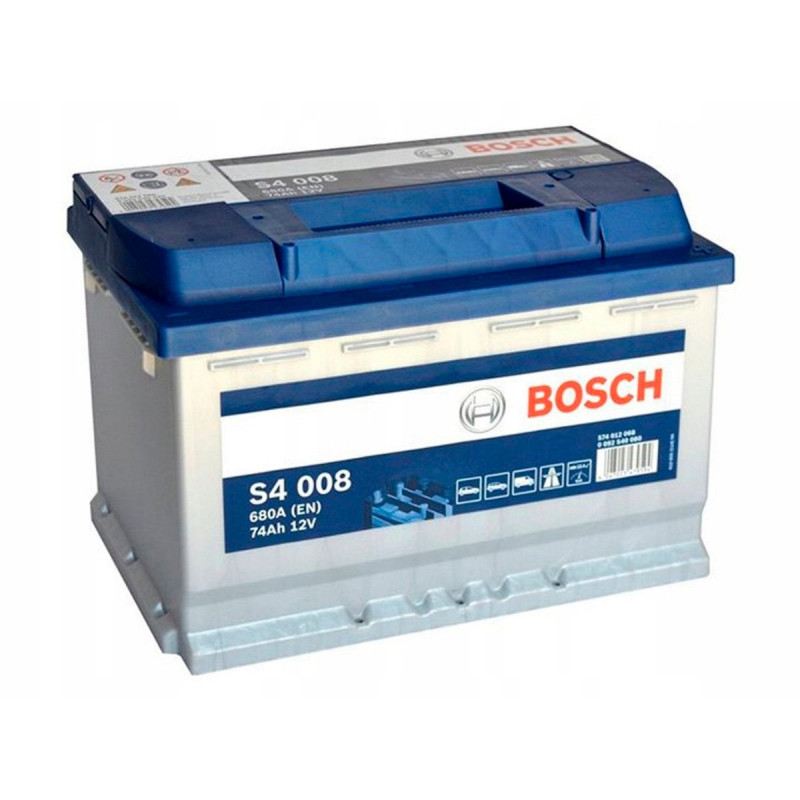 Akumulator Bosch 12V 74Ah 680A P+ S4008
