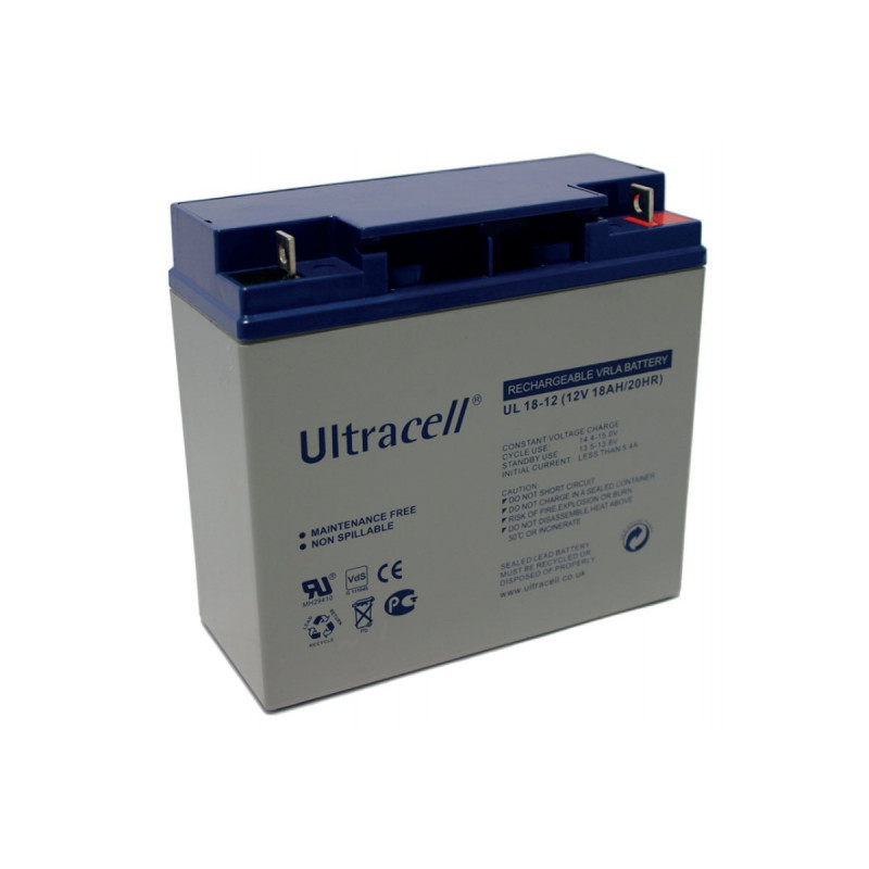 Akumulator Ultracell AGM 12V 18Ah UL18-12