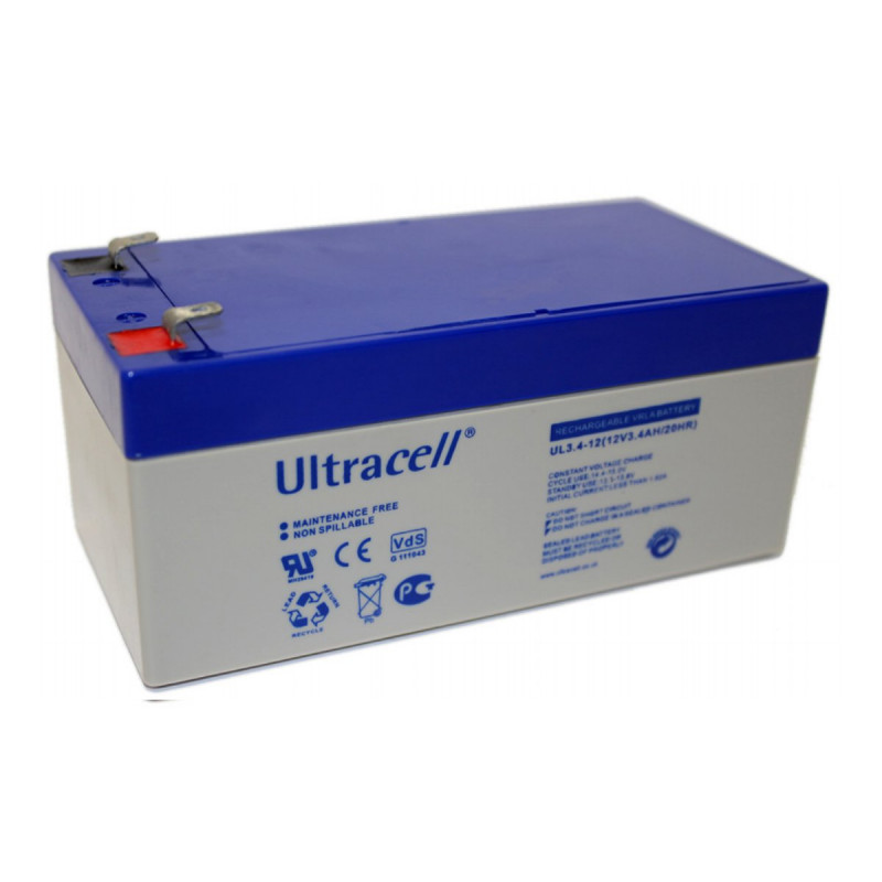 Akumulator Ultracell AGM 12V 3.4Ah UL3.4-12