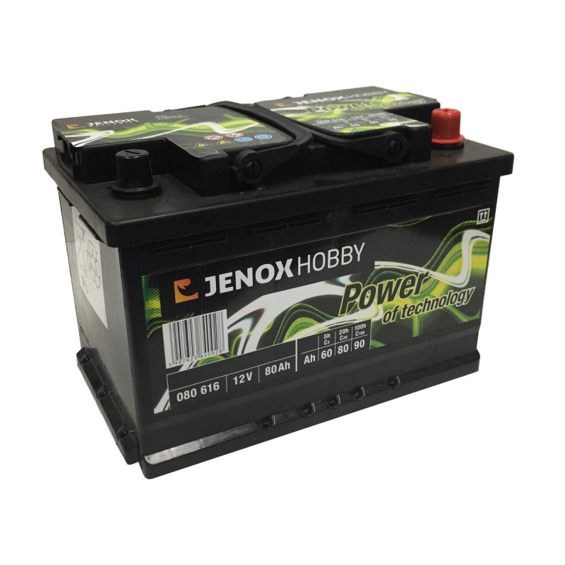 Akumulator Jenox Hobby 12V 80Ah P+ 80616