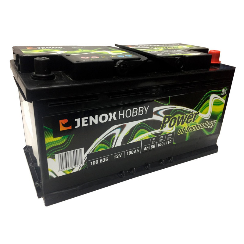 Akumulator Jenox Hobby 12V 100Ah P+ 100636