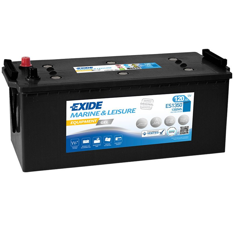 Akumulator Exide Marine&Leisure GEL 12V 120Ah 1350Wh L+ ES1350
