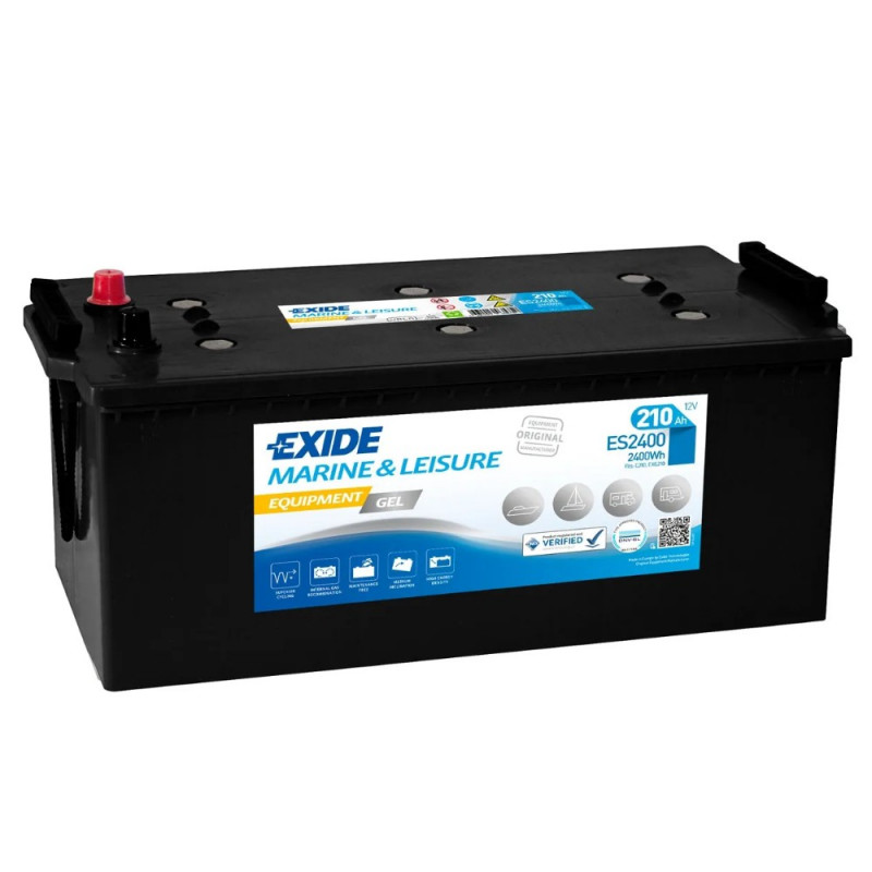 Akumulator Exide Marine&Leisure GEL 12V 210Ah 2400Wh L+ ES2400