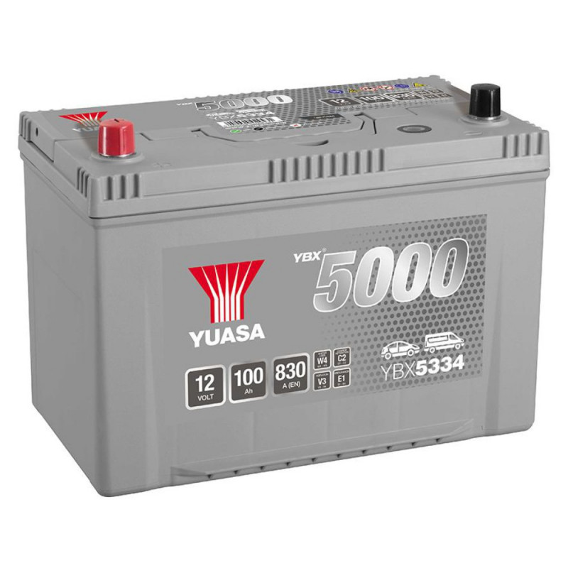 Akumulator Yuasa 12V 100Ah 830A L+ YBX5334